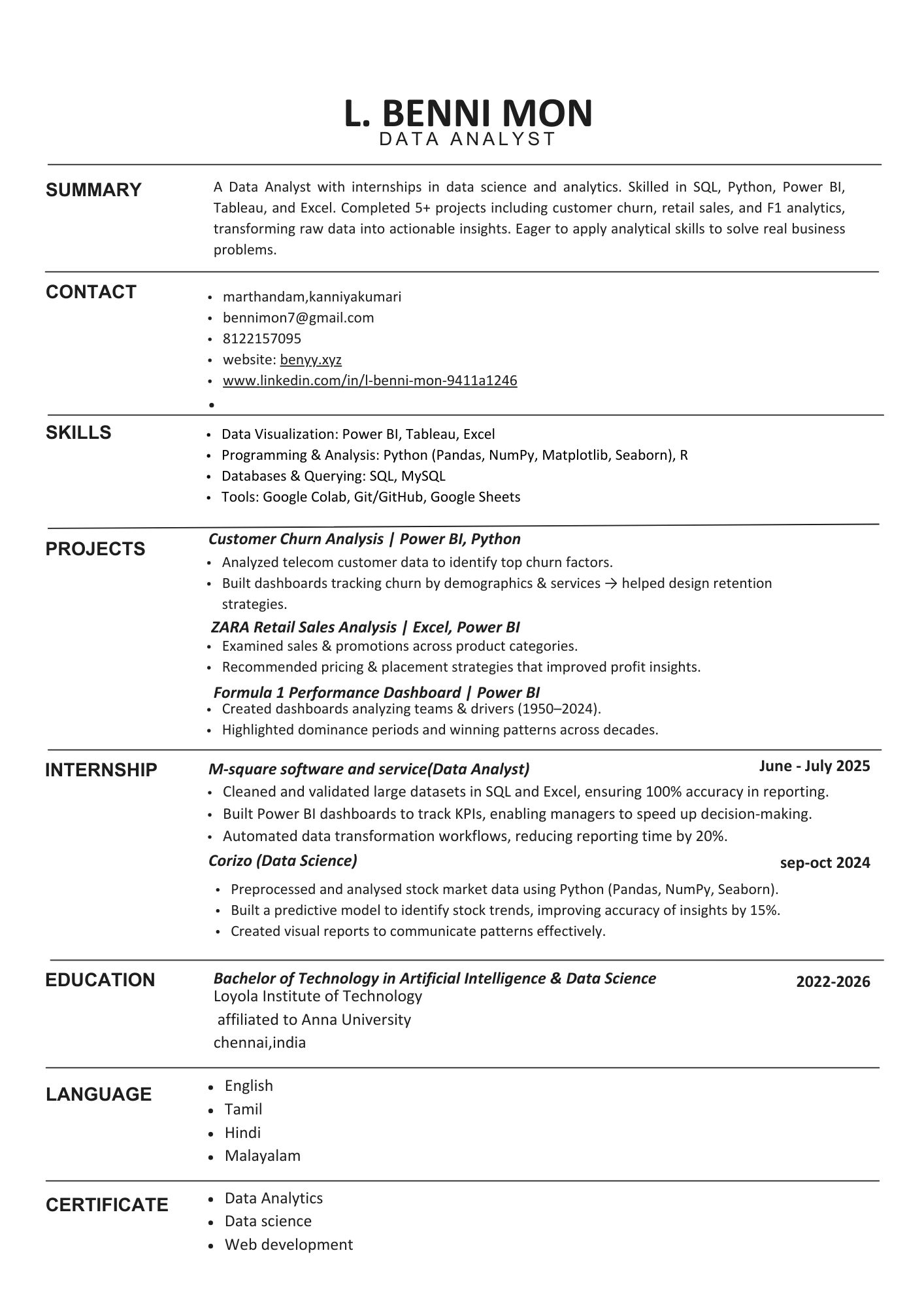 Resume Image